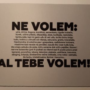 Podloga za miš - Al tebe volem