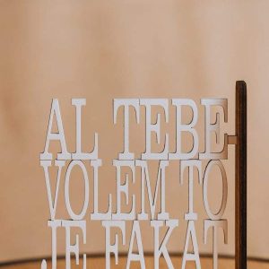 Držač za knjige Al tebe volem